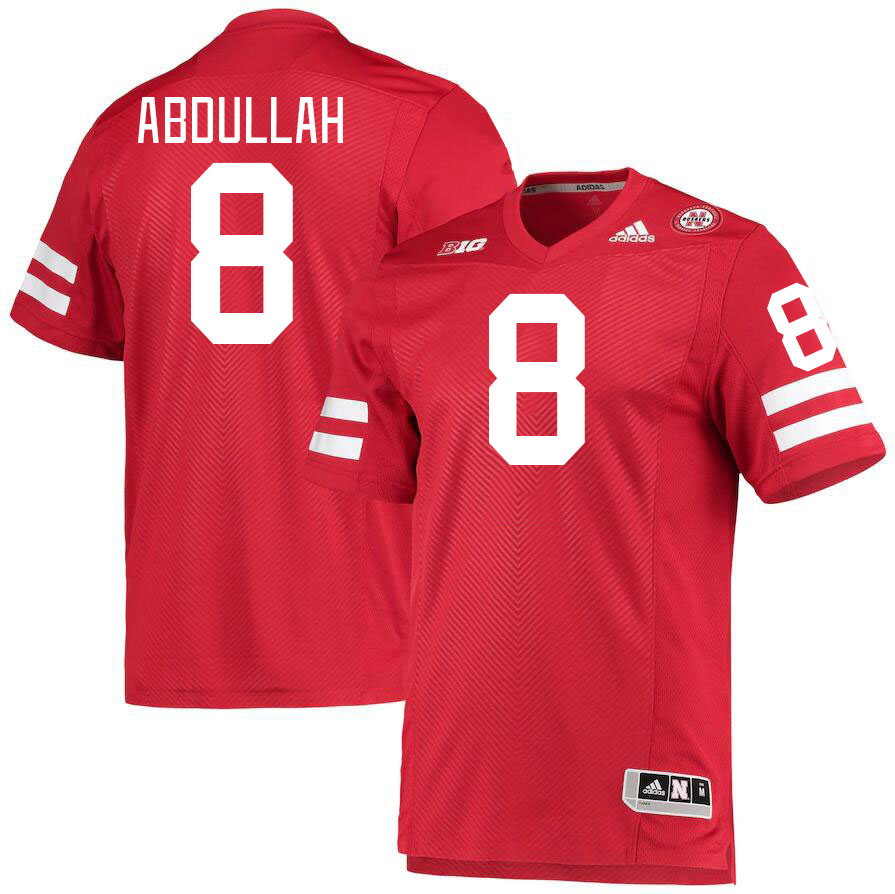 #8 Ameer Abdullah Nebraska Cornhuskers Jerseys Football Stitched-Red